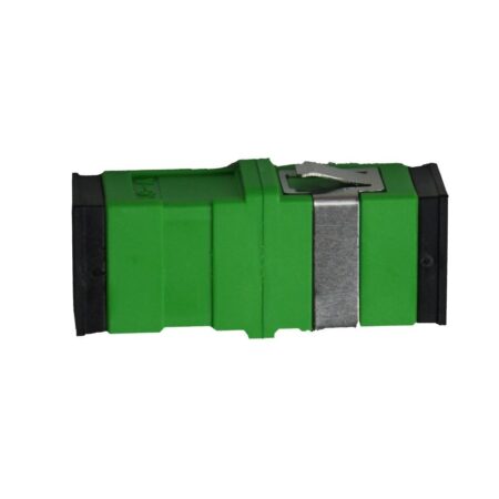 Adaptador sin soporte (hembra – hembra) SC/APC_Tapón Negro | Transparente