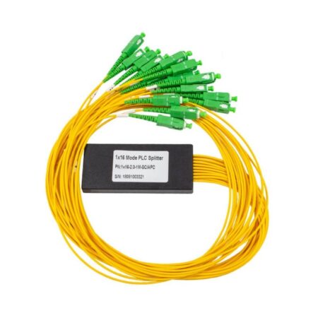 Splitter Óptico Módulo G657A2 PLC 1:16 conector SC/APC-SC/APC