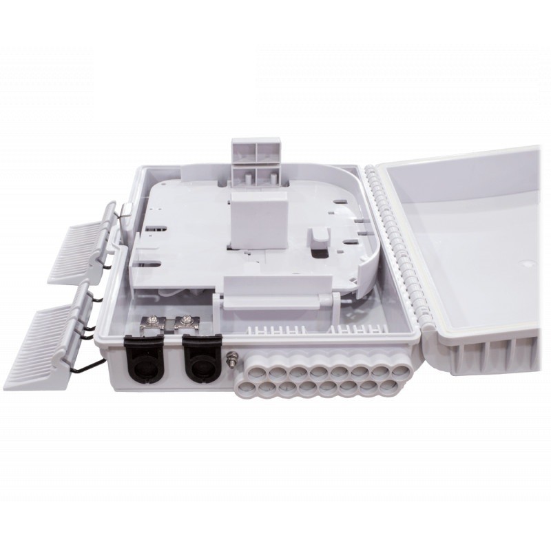 Caja de interior (CTO) | 2+16 puertos - 24 fusiones (apto para Splitter Cassette-Box)_ IP54 - Imagen 2