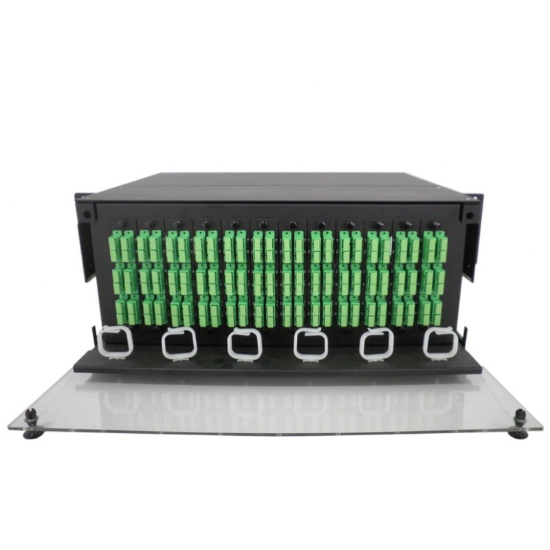 Repartidor Óptico Modular (ROM) 4U | 72 puertos SC/DX | 72/144 Fusiones