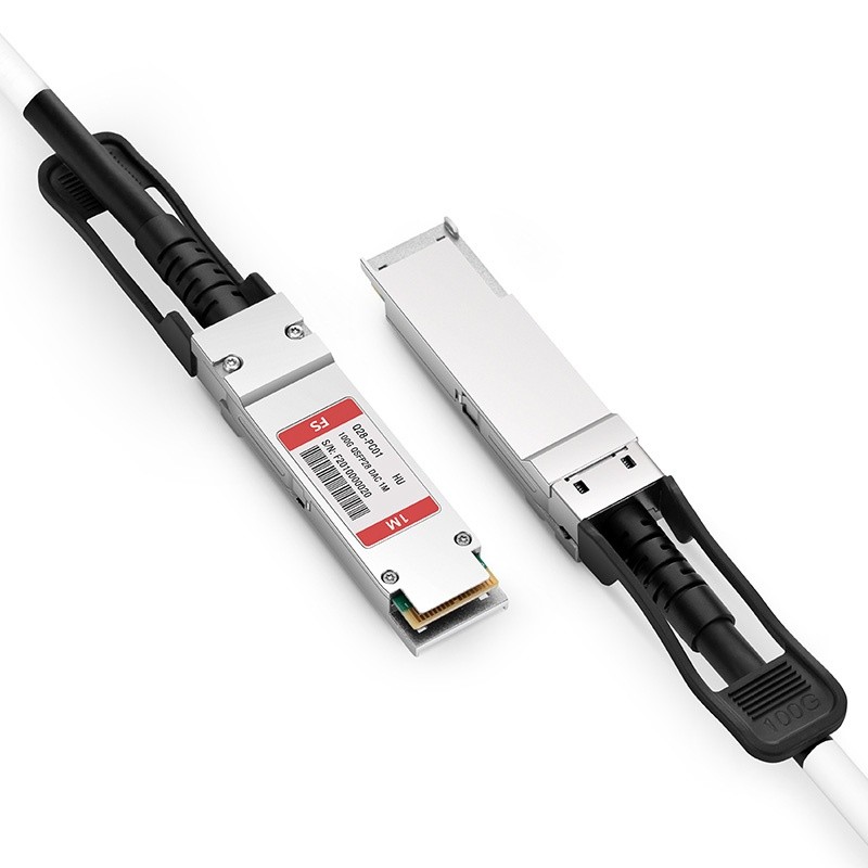 Cable Twinax de cobre de conexión directa pasivo (DAC) compatible con HW QSFP - 100G - CU1M 100G - QSFP28 1m