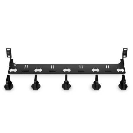 Organizador de cables horizontal 1U | para montaje en Rack con panel pasacables y barra desmontable_FHD
