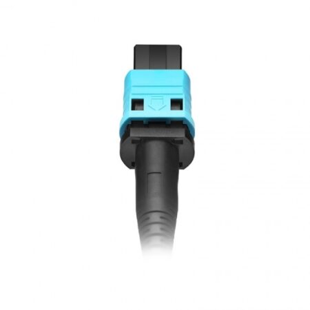 Cable de fibra óptica multimodo tipo B 12 fibras con conector MPO 12 hembra 1m _OM3 50/125 Elite