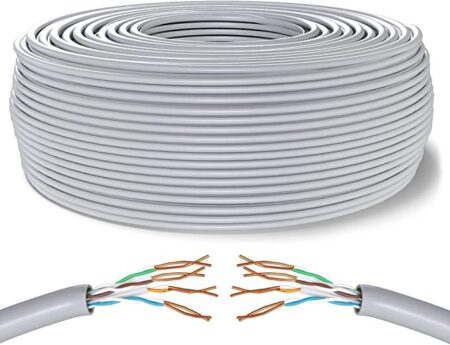 Bobina cable de red rígido