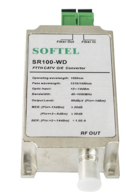 Conversor Pasivo FTTH/CATV lambda 1550nm con WDM_SR100 – WD