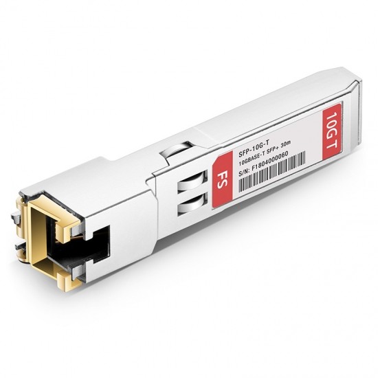 Módulo transceptor óptico compatible con HW SFP - 10G - T - I 10GBASE - T SFP+ de cobre RJ - 45 30m - Imagen 3
