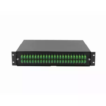 Repartidor Óptico Modular (ROM) 1U | 48 puertos SC/APC | 48 Fusiones + Adaptadores + cassette de conexiones