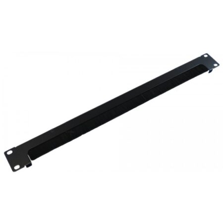 Organizador de cables horizontal 1U | Cepillo guardapolvos cerrado