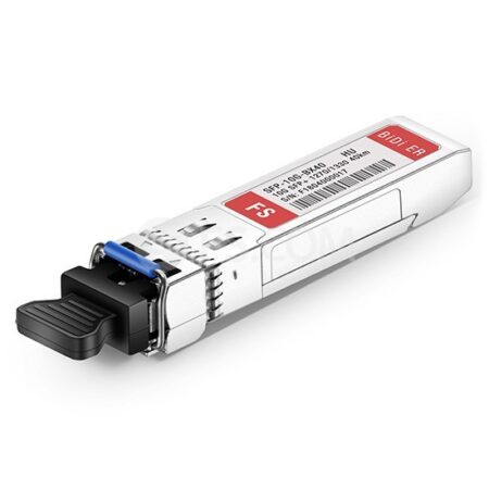 Módulo transceptor compatible con HW SFP – 10G – BXU4 10GBASE – BX40 – U BiDi SFP+ 1270nm – TX/1330nm – RX 40km DOM LC símplex SMF