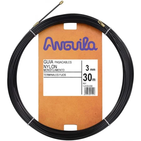 Guía pasacables de Nylon 30m – ø 4mm (sin carro)
