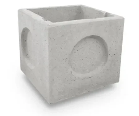 Arqueta prefabricada de hormigón sin fondo | Interior 60*60*60
