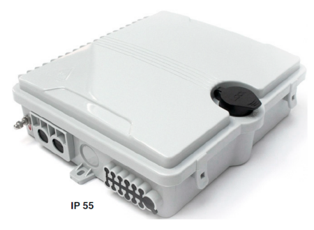 Caja de interior (CDP) | 3+12 puertos – 40 fusiones_ IP55