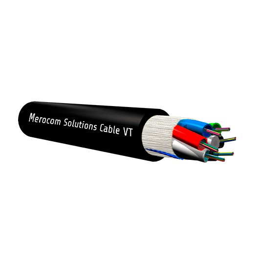 Cable VT 16 fibras (4 tubos*4 fibras) G652D Código de colores Telefónica