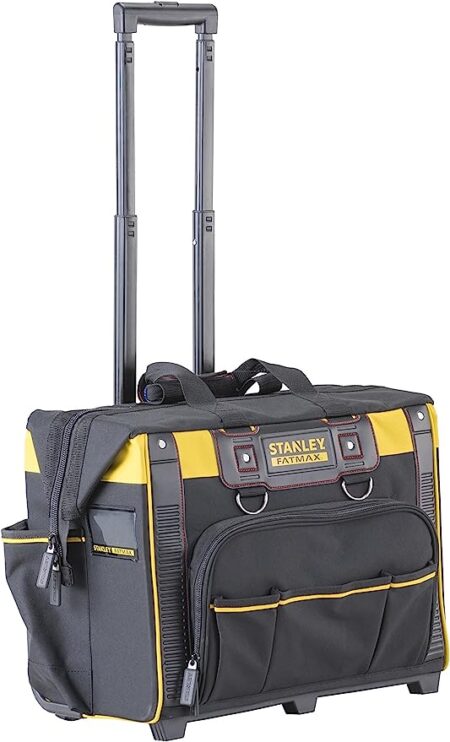 Bolsa de herramientas rígida con ruedas|Negro/Amarillo_Stanley