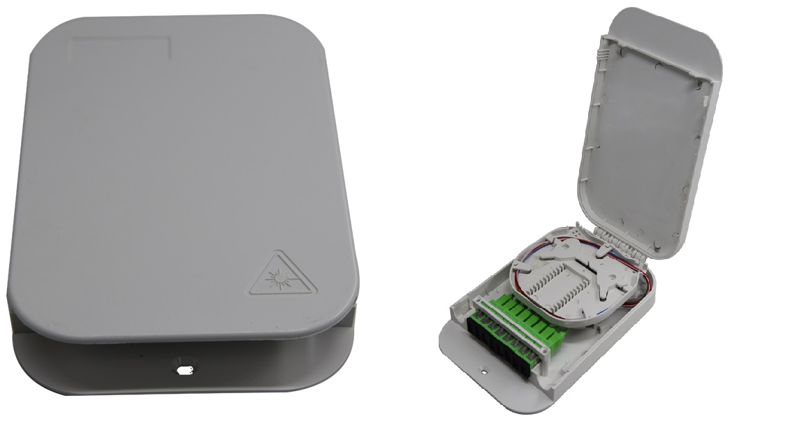 Caja de interior (CDP) | 2+8 puertos - 16 fusiones_ IP55 FTA-W8C